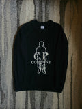 C.P. Company Jacquard Wool Knit Sweater – 13CMKN331A 005504J – Black – M
