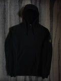 Stone Island Logo Patch Cotton Fleece Hoodie – 751564120 V0029 – Black – XL