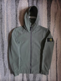 Stone Island Soft Shell-R e.dye Hooded Jacket – 7515Q0122 V0055 – Sage Green – M