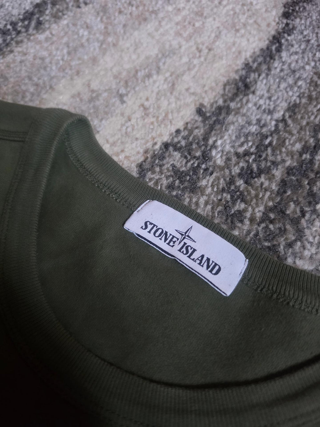 Stone Island Lightweight Cotton Crewneck Sweatshirt – 751564450 V0055 – Sage Green – XL