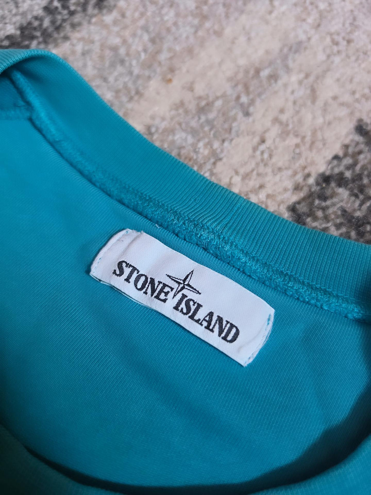 Stone Island Garment Dyed Sweatshirt – 721563051 V0042 – Turquoise – XL