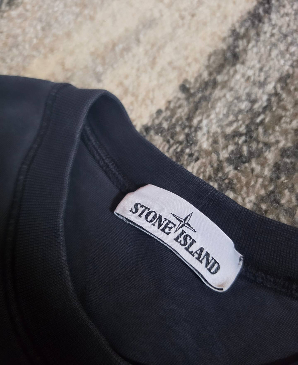 Stone Island Garment Dyed Sweatshirt – 741563051 V0020 – Navy Blue – L