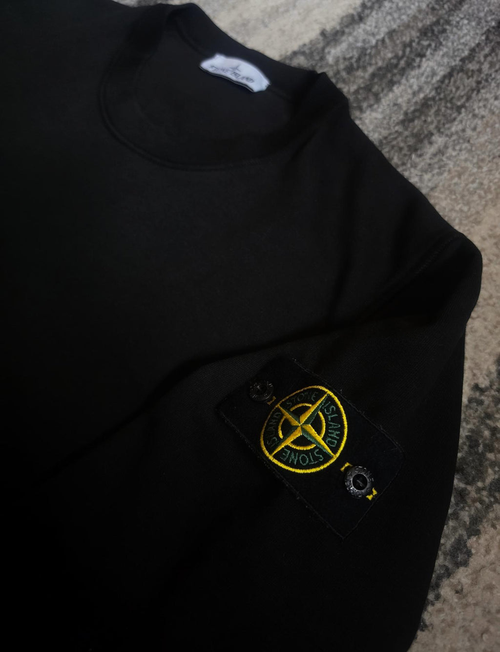 Stone Island 63020 Garment Dyed Crewneck Sweatshirt – 731563020 – Black – XL