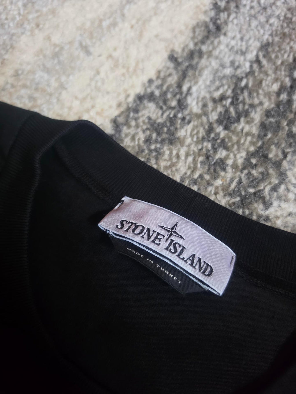 Stone Island Garment Dyed Heavy Cotton Crewneck – 101563750 – Black – L