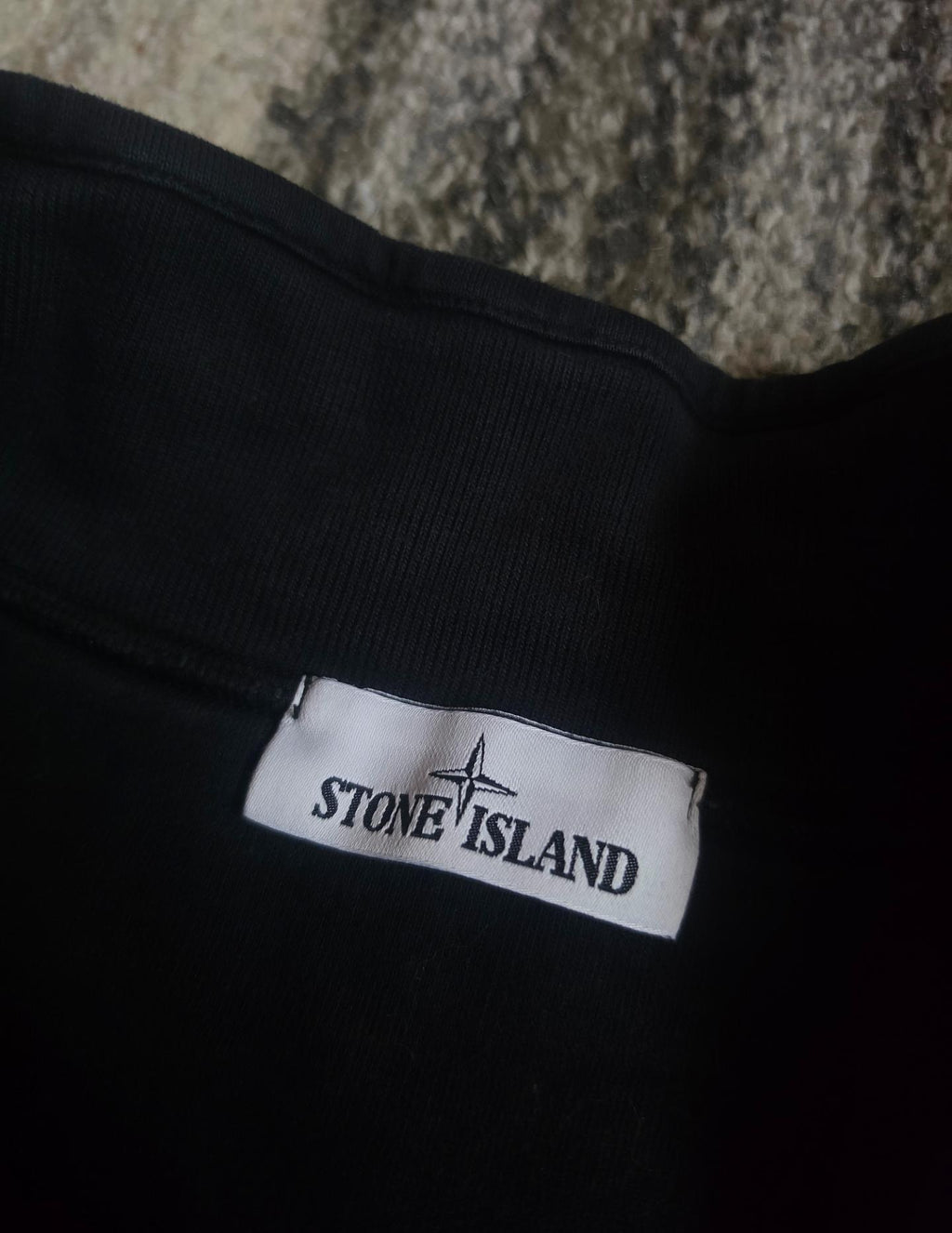 Stone Island Half Zip Sweatshirt – 751561920 – Black – XL