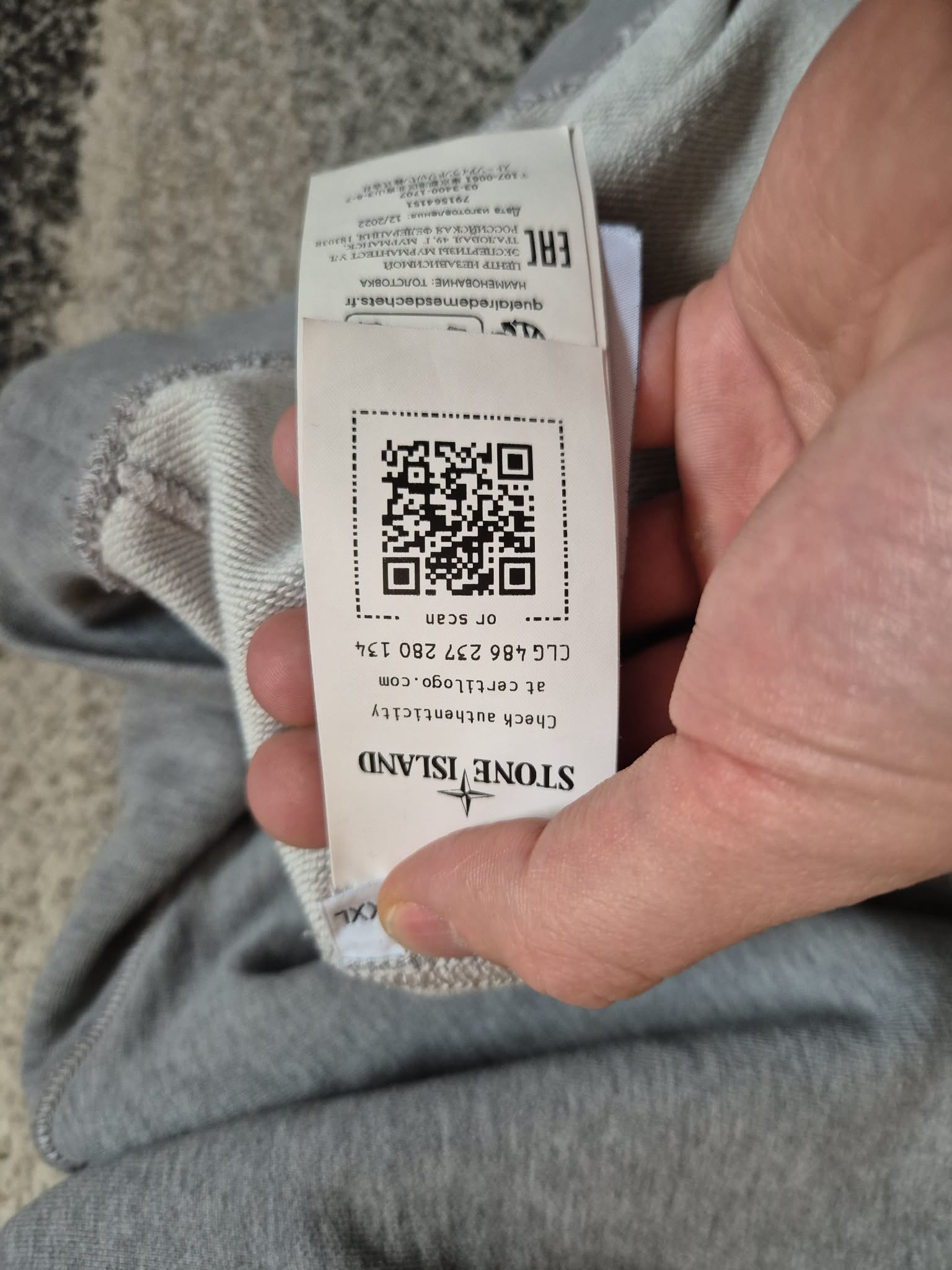 Stone Island Hoodie Grey XXL