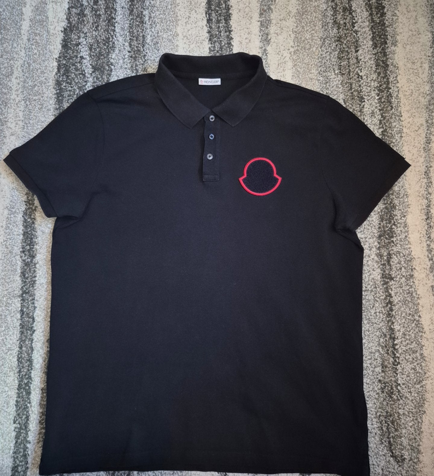 MONCLER POLO SHIRT NAVY XL