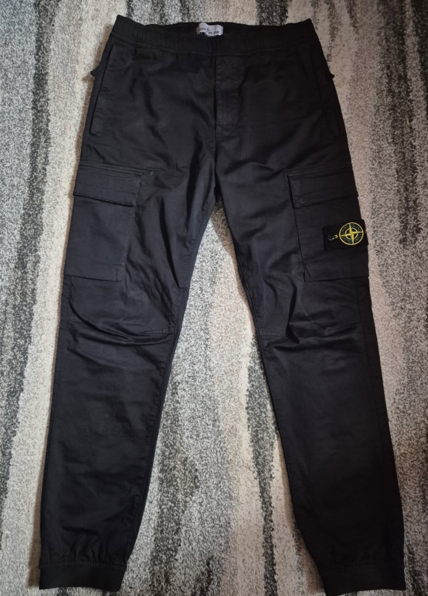 Stone Island Cargo Pants Black W31