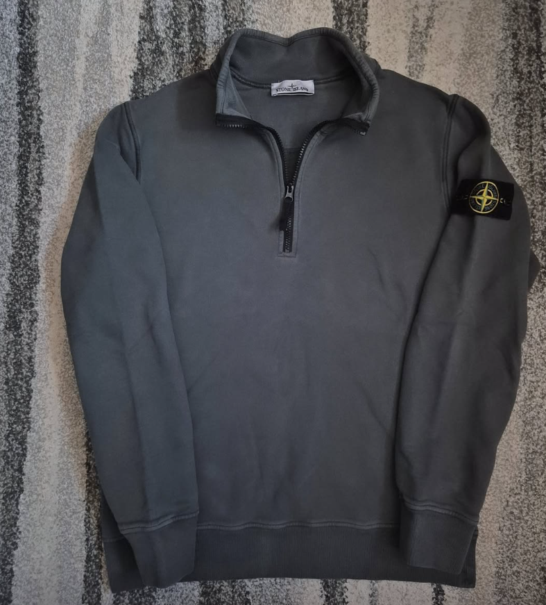Stone Island Halfzip Khaki Green L