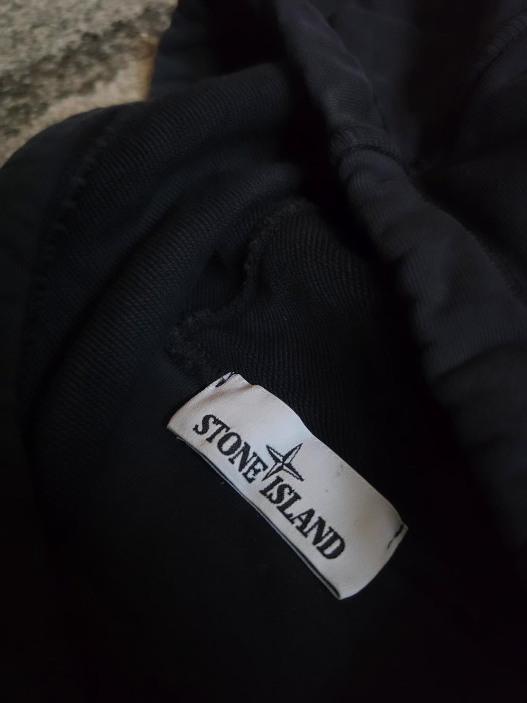 Stone Island Garment Dyed Cotton Fleece Hoodie – 741564151 V0020 – Navy Blue – 3XL