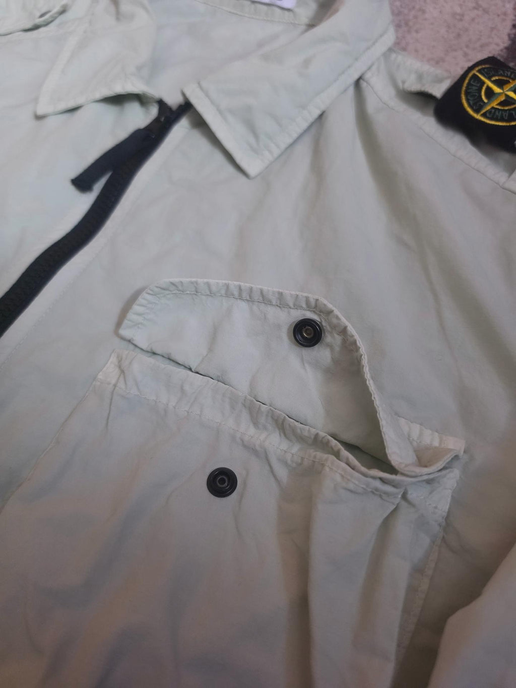 Stone Island Naslan Light Overshirt – 741510802 V0052 – Light Green – XXL