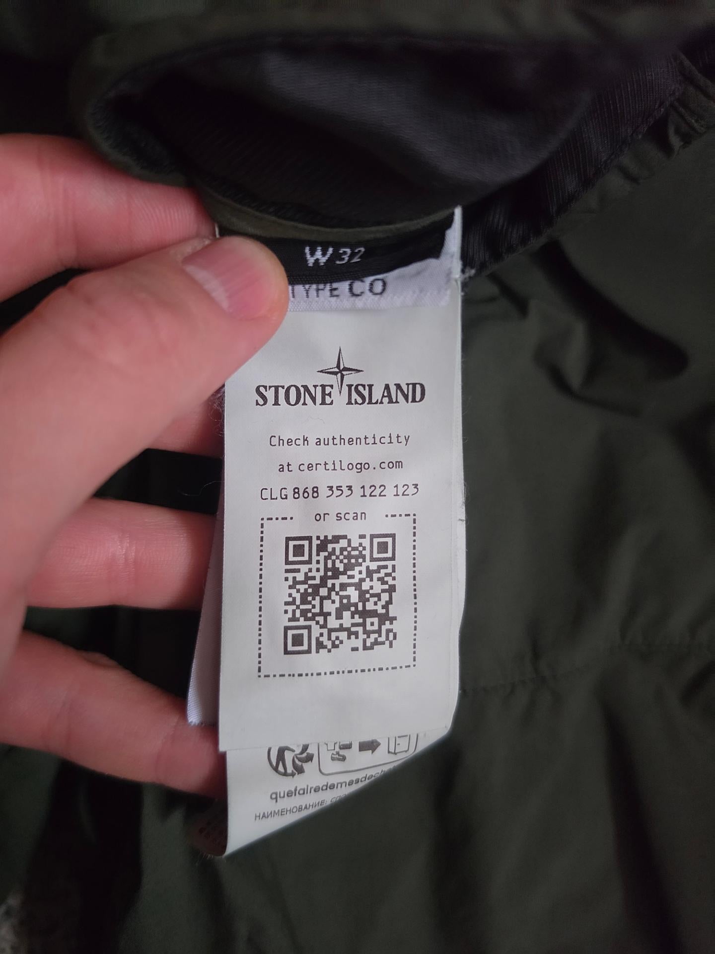 Stone Island Cargo Shorts Green W32