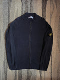 Stone Island Cotton Zip Knit Sweater – 6615505B3 – Navy – XL