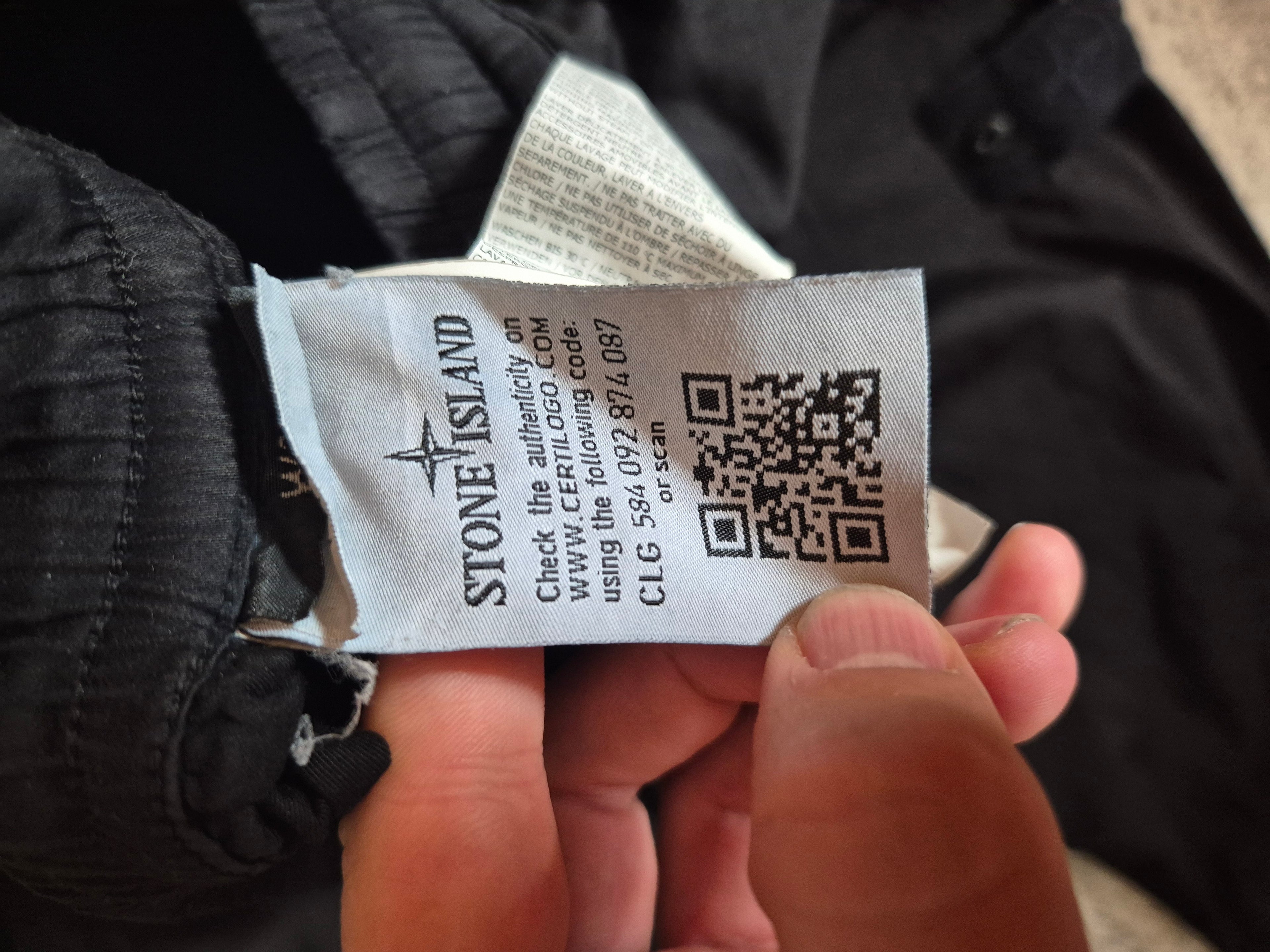 Stone Island Black Ghost Pants W32