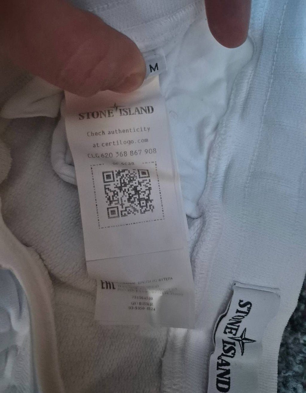 Stone Island Sweatpants White M