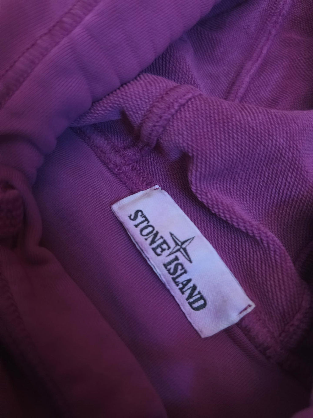 Stone Island Hoodie Fuchsia L
