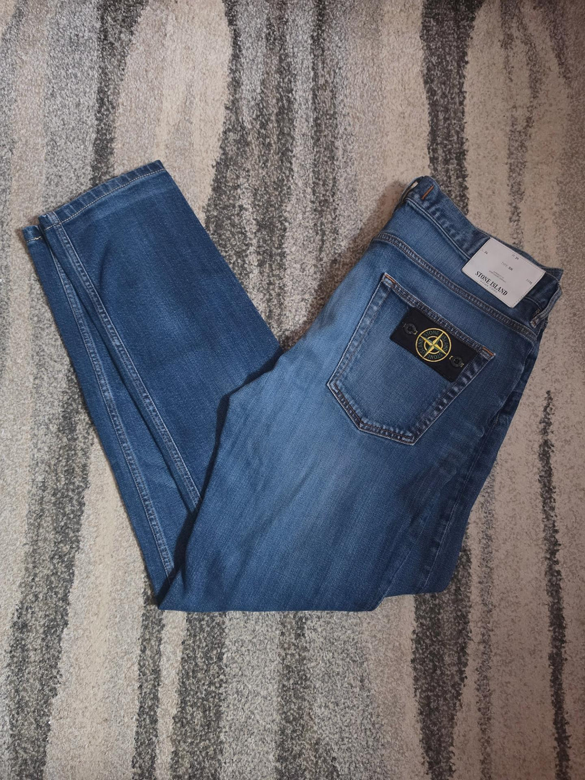 Stone Island Denim Research Jeans – 6215J2ZGA – W36 L34