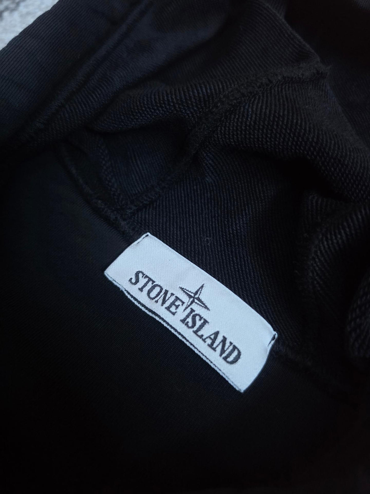 Stone Island 64251 Cotton Fleece Zip Hoodie 801564251 V0029 – Black – XL