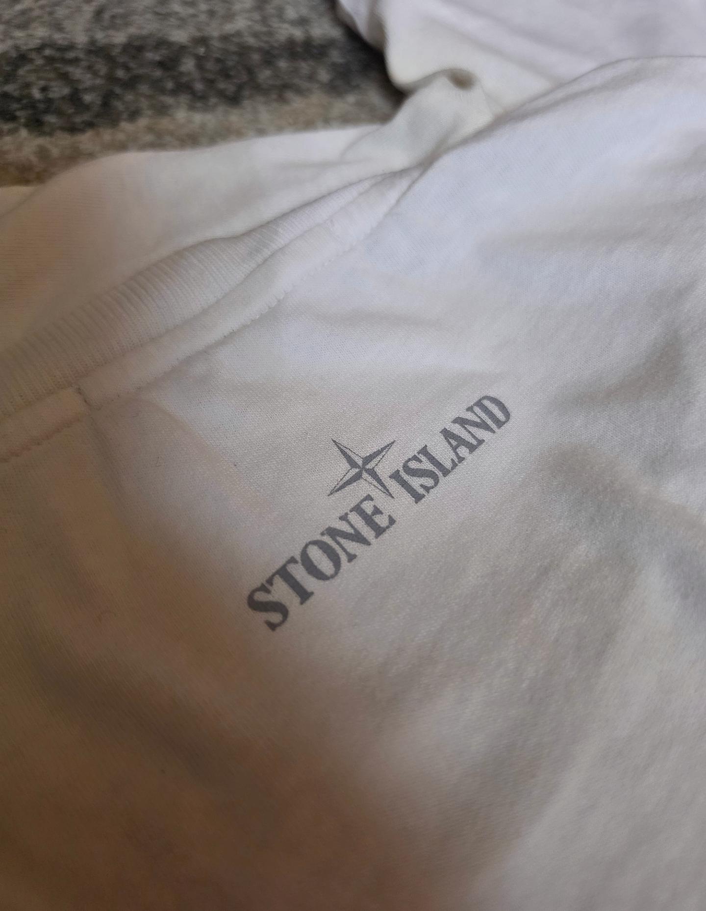 Stone Island 3D Logo T-Shirt White XL