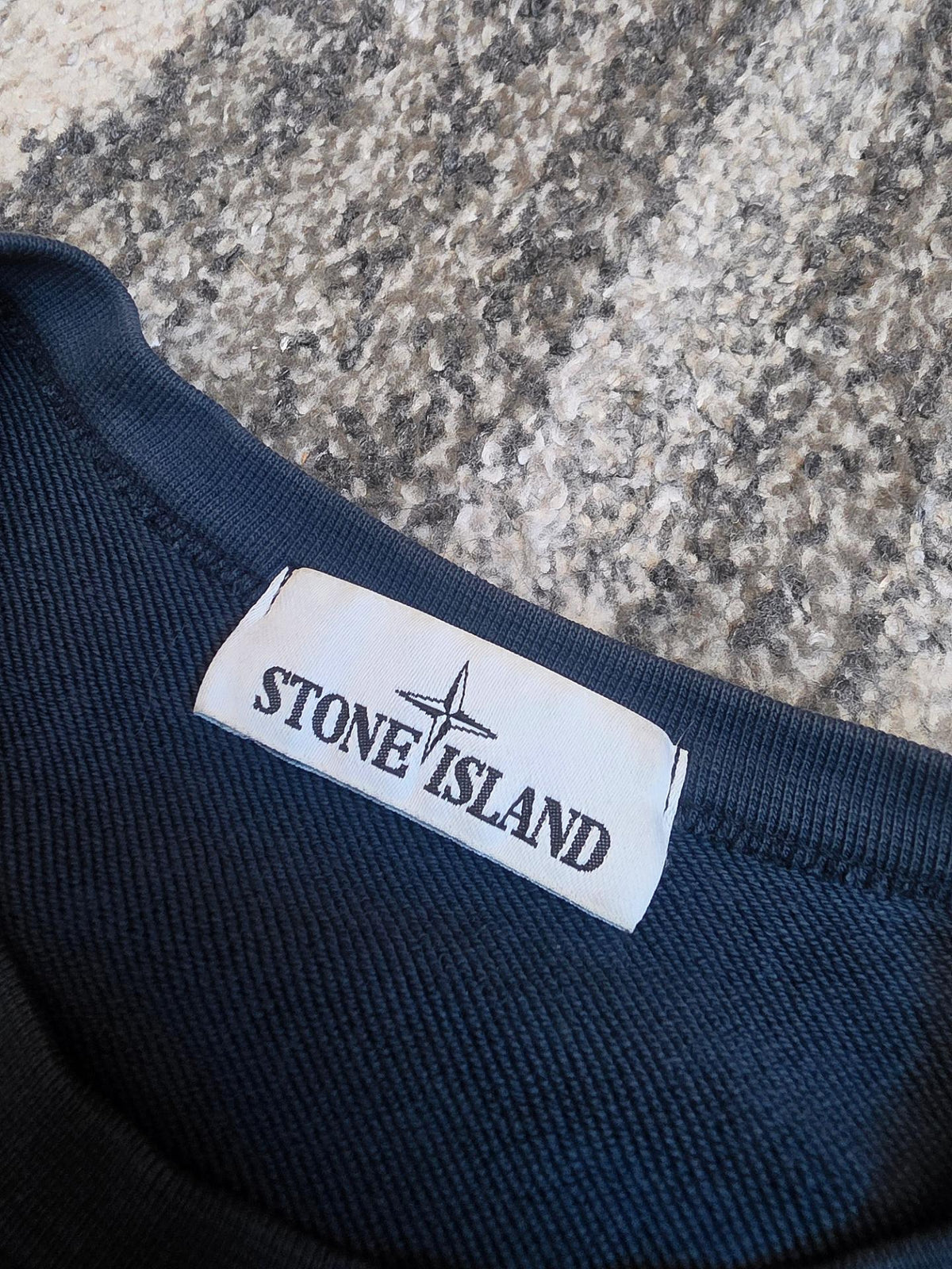 Stone Island Garment Dyed Crewneck Sweatshirt – 701562751 V0043 Lake Blue – M