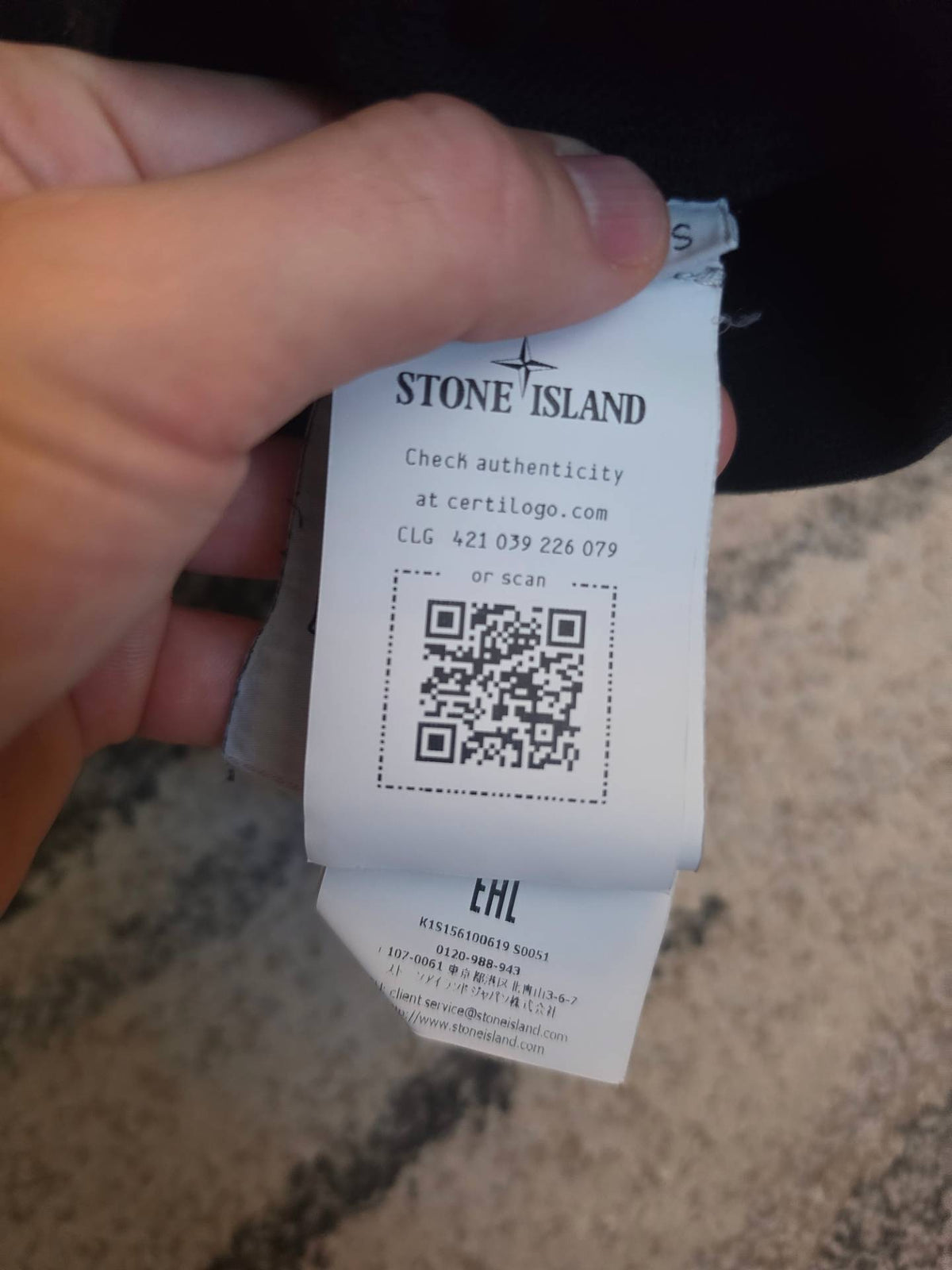 Stone Island Patch Half Zip Cotton Sweatshirt – K1S156100619 S0051 V0029 – Black – S