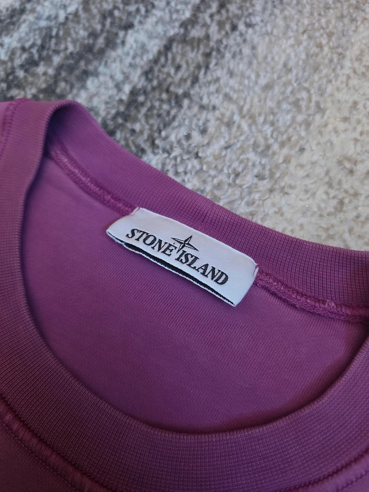 Stone Island Garment Dyed Crewneck Sweatshirt – 101563051 V0045 – Purple – M