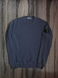 Stone Island Old Treatment Crewneck Sweatshirt – 801566060 V0124 – Avio Blue – L