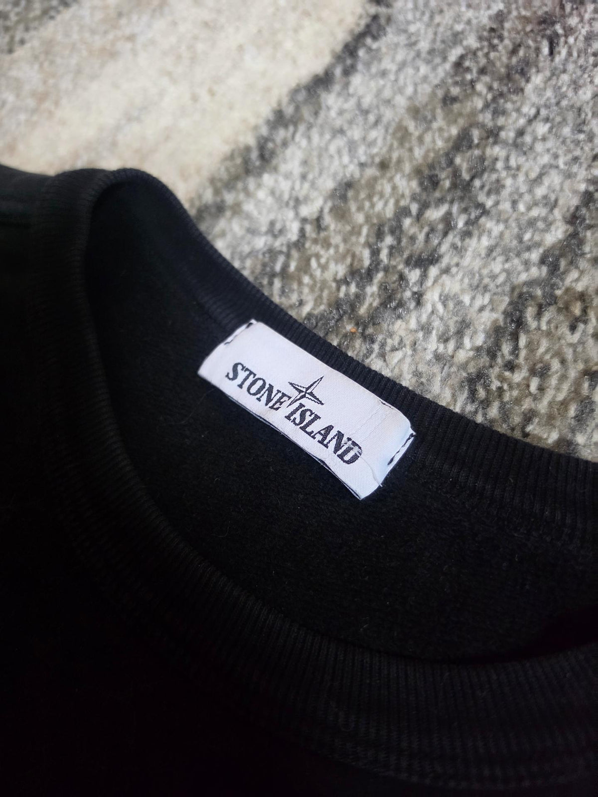 Stone Island Garment Dyed Crewneck Sweatshirt – 671562720 – Black – XXL