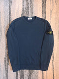 Stone Island Garment Dyed Crewneck Sweatshirt – 701562751 V0043 Lake Blue – M