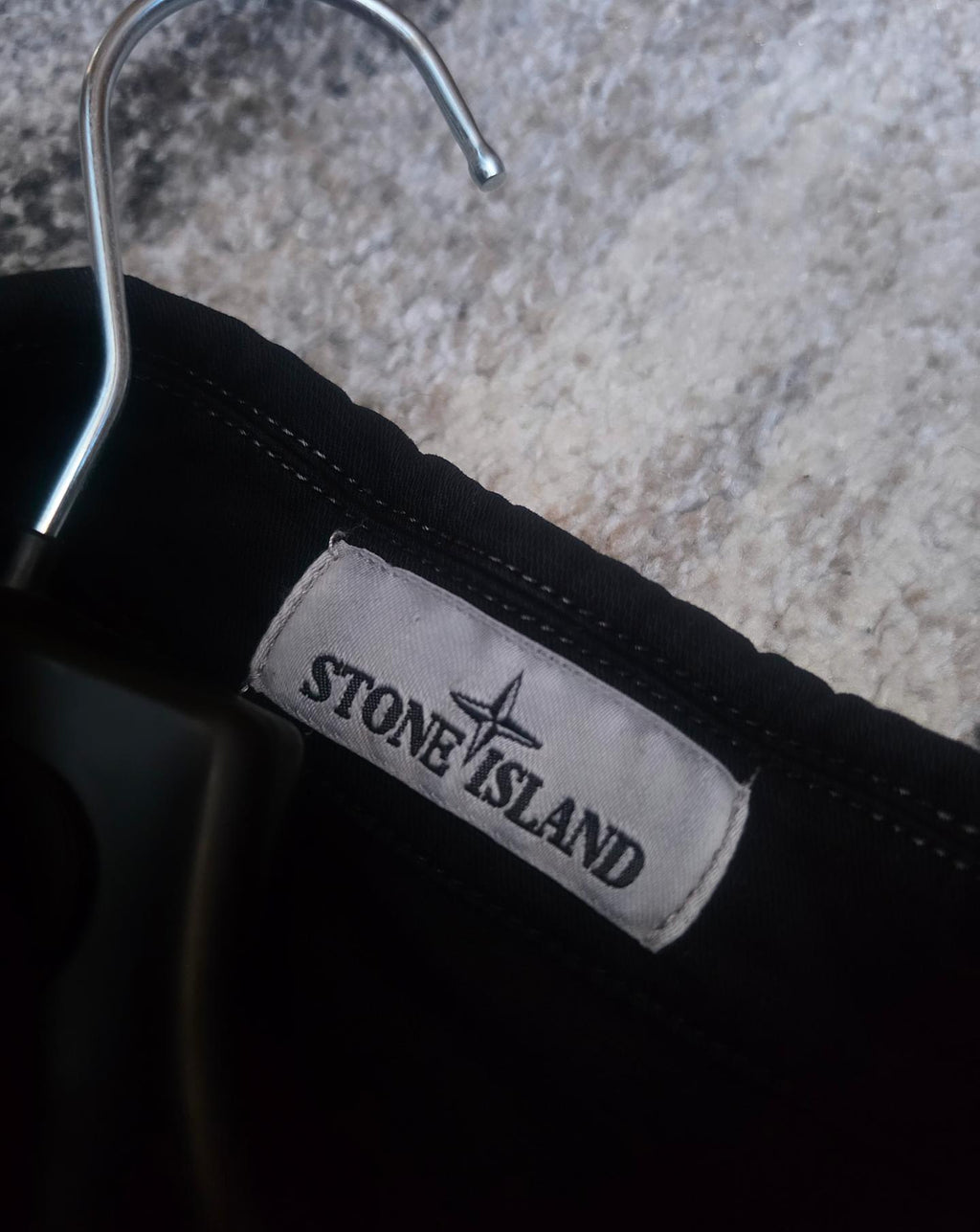 Stone Island Garment Dyed Stretch Overshirt 711513002 Black L