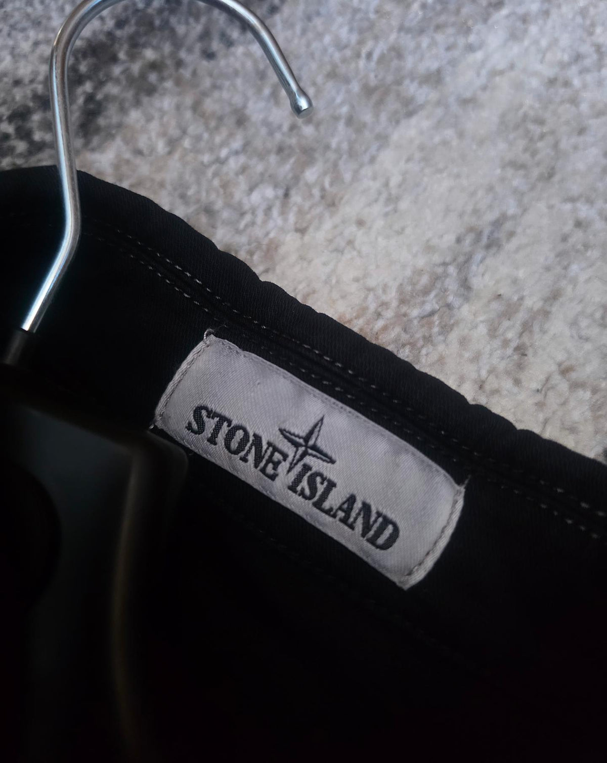 Stone Island Garment Dyed Stretch Overshirt 711513002 Black L