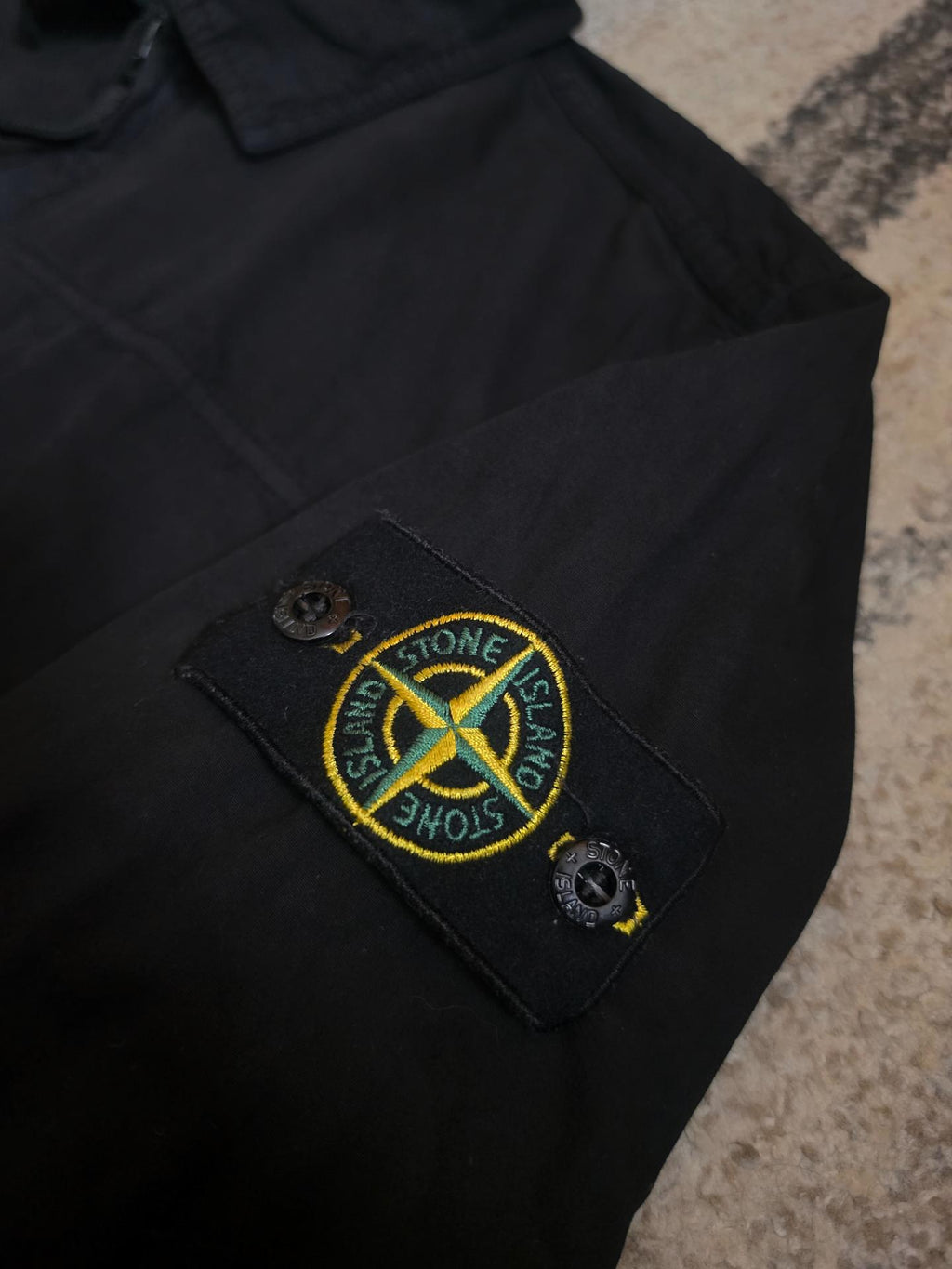 Stone Island Cotton Overshirt – K1S151200032 S00WN V0129 – Black – M