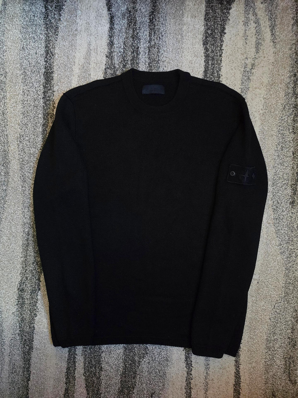 Stone Island Ghost Piece Wool Sweater – 7515567FA V0020 – Navy Blue – XL