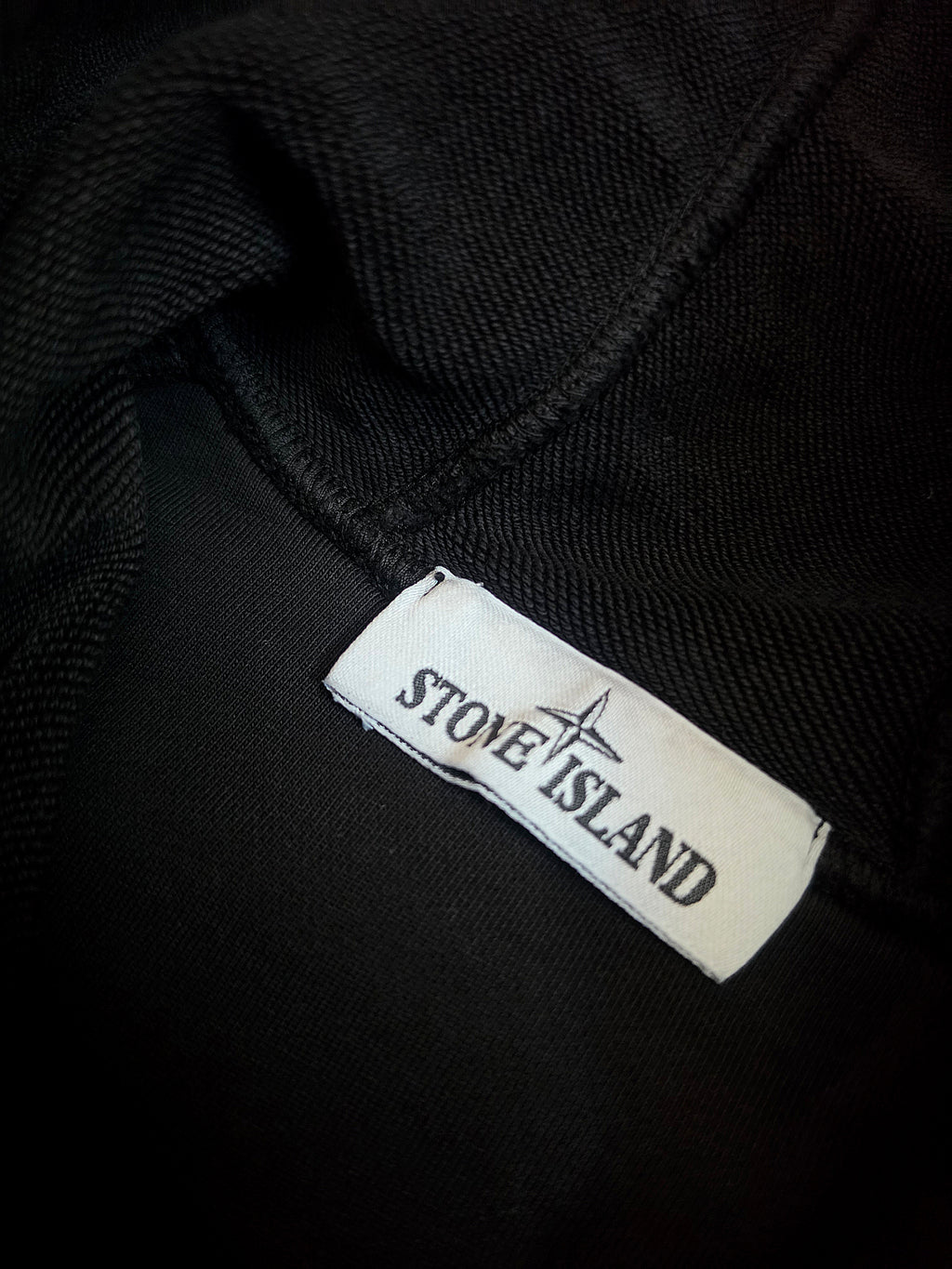 Stone Island Zip Hoodie Black M