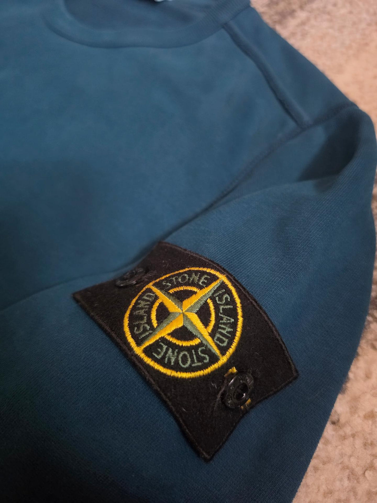 Stone Island Garment Dyed Crewneck – 691562720 Marine Blue – L