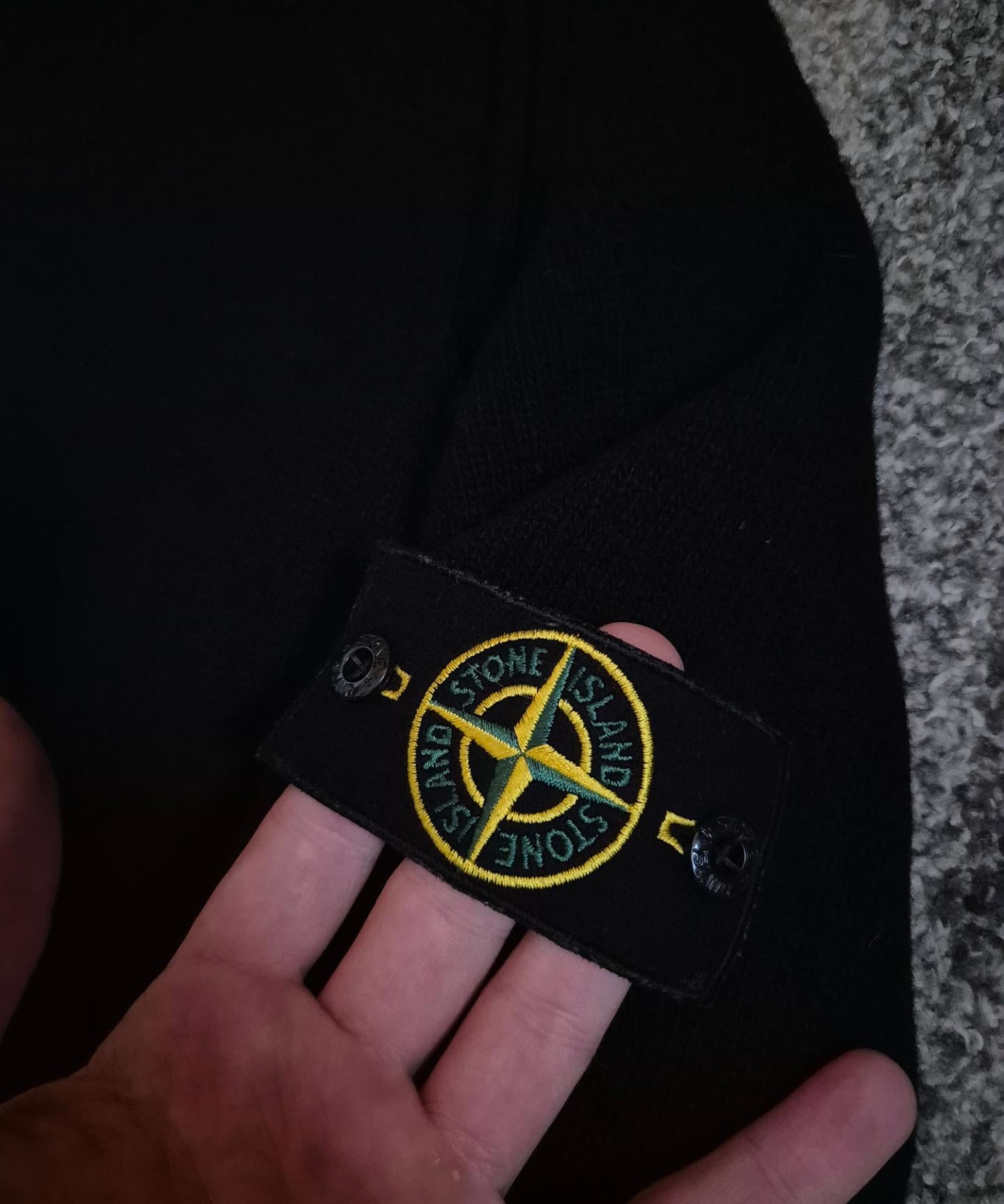 Stone Island Wool Sweater Black XL