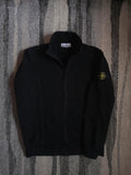 Stone Island 64320 Cotton Fleece Garment Dyed Full Zip Sweatshirt – 771564320 V0029 – Black – M