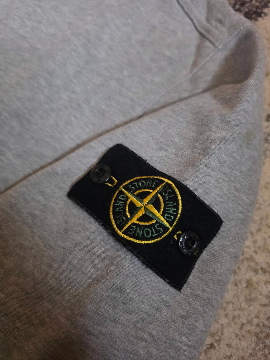 Stone Island Garment Dyed Crewneck Sweatshirt – 691562720 – Grey – M