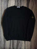 Stone Island Garment Dyed Crewneck Sweatshirt – 671562720 – Black – XXL