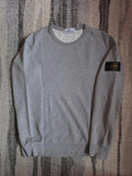 Stone Island Garment Dyed Crewneck Sweatshirt – 691562720 – Grey – M
