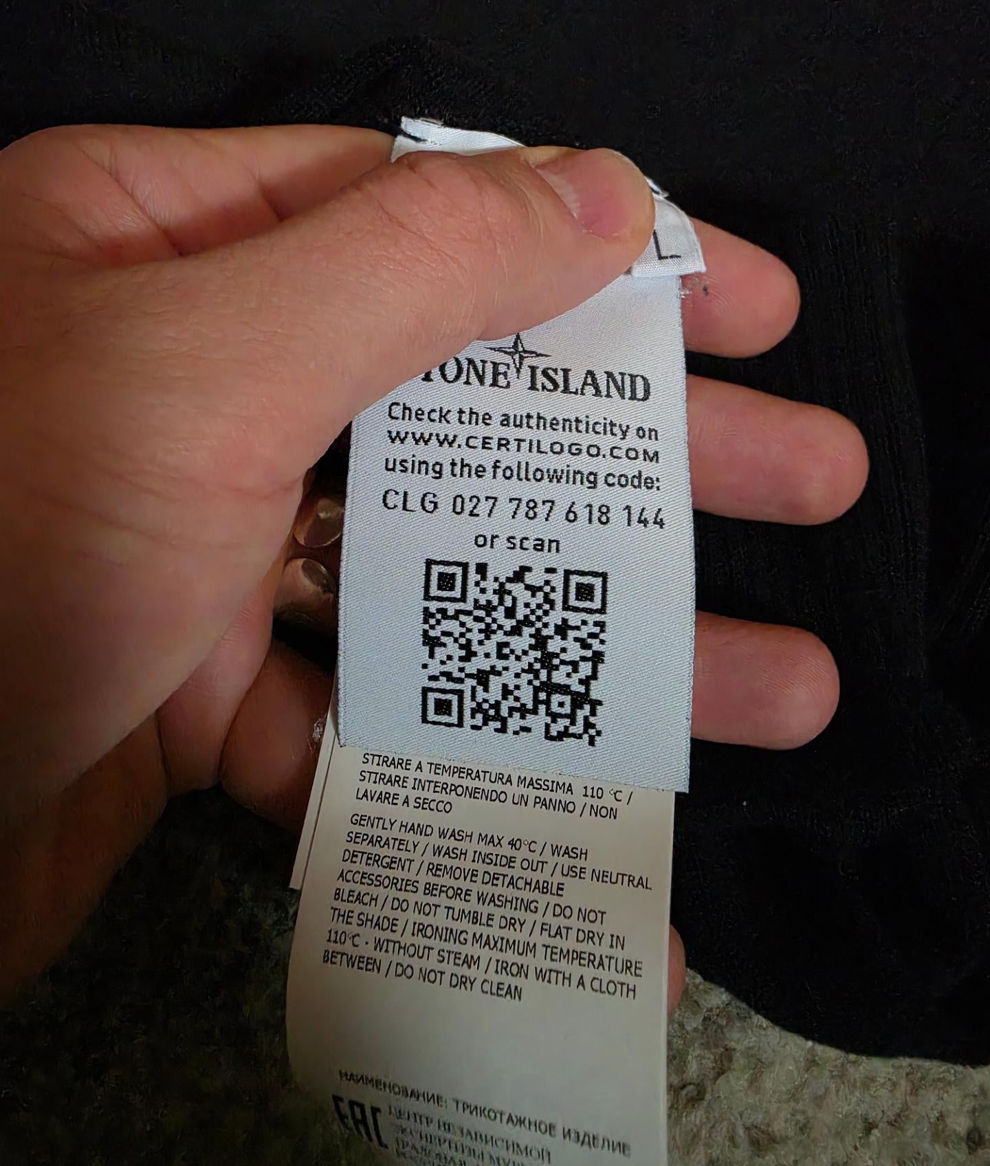 Stone Island Sweater Navy L