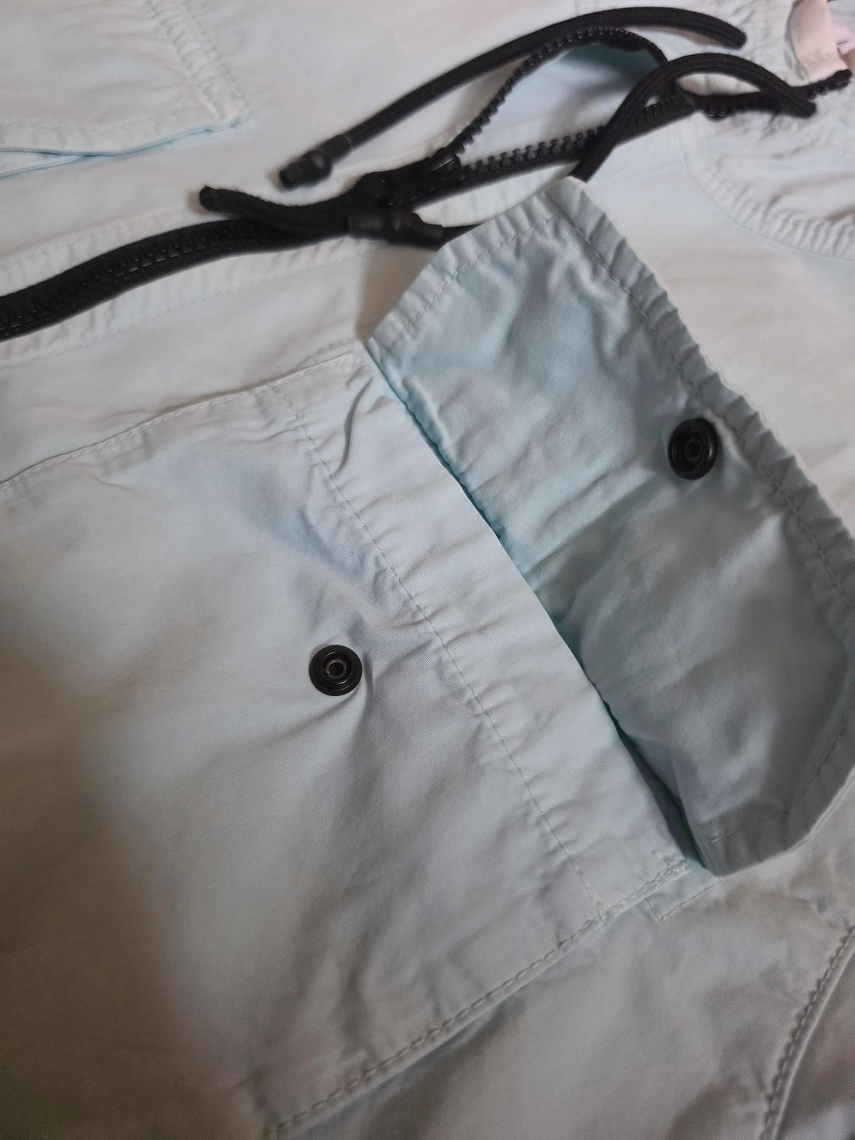 Stone Island Garment Dyed Hooded Overshirt 7615122WN V0144 – Acqua – L