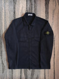 Stone Island Supima Cotton Twill Stretch Overshirt – 781510210 V0020 – Navy Blue – XL