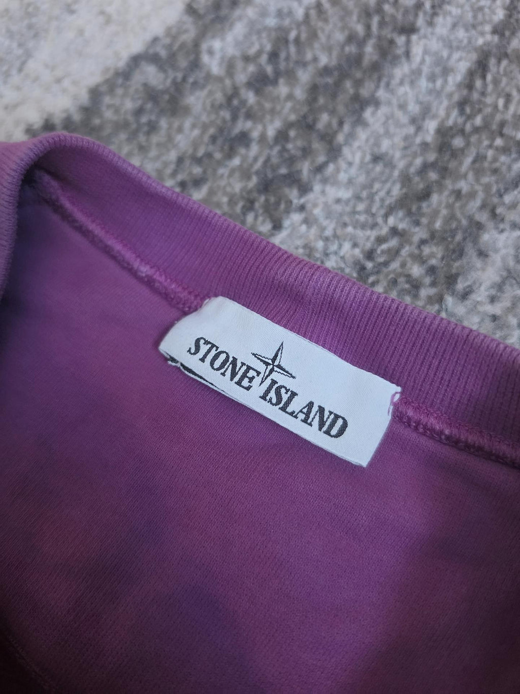 Stone Island 63020 Garment Dyed Crewneck Sweatshirt – 751563020 V0045 – Purple – XL