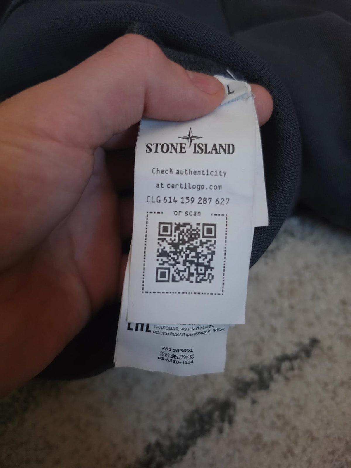 Stone Island Crewneck Sweatshirt 63051 – 761563051 V0024 Avio Blue – L