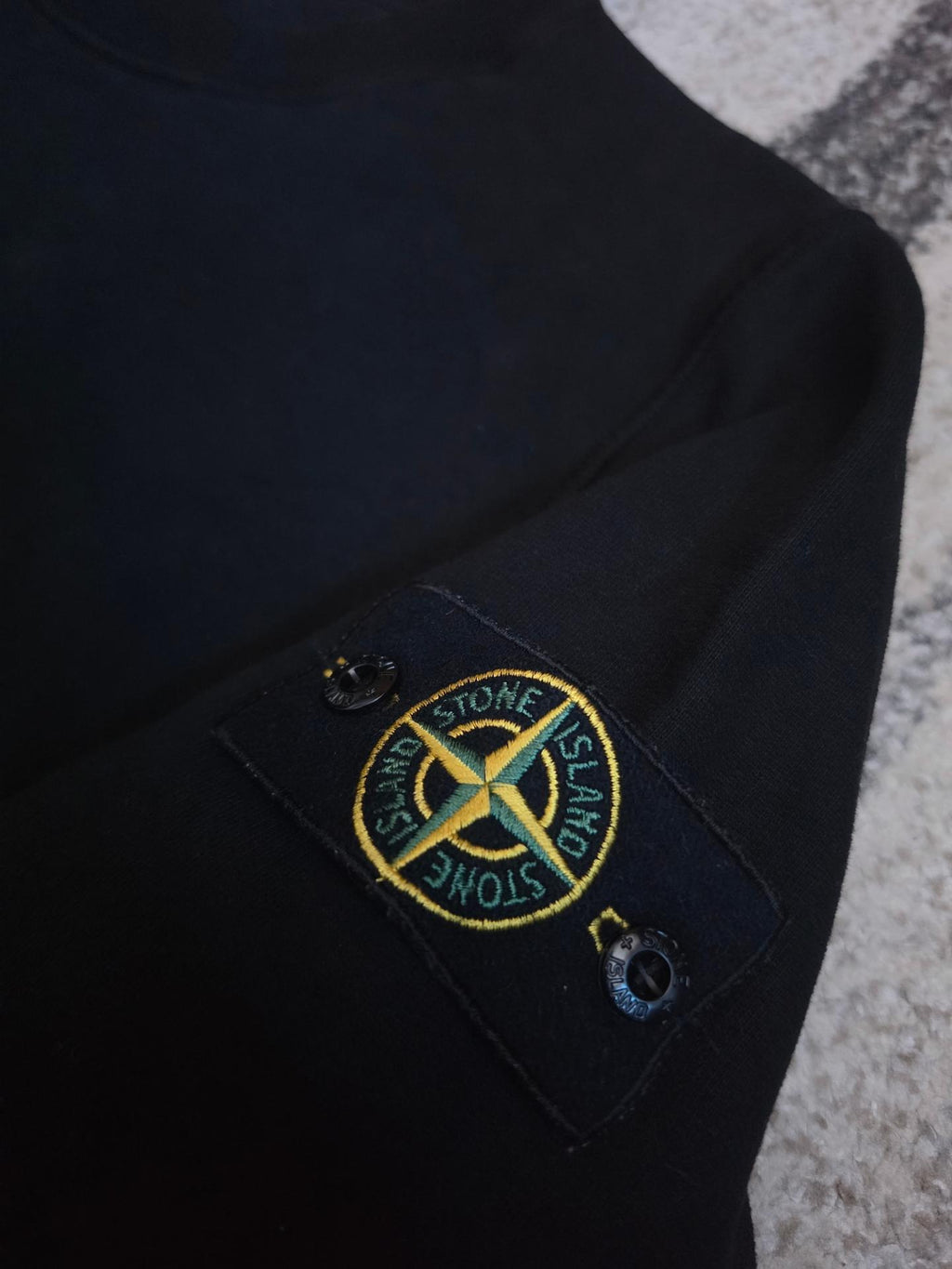 Stone Island Garment Dyed Classic Crewneck – 771563020 V0029 – Black – M
