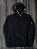 Stone Island Skin Touch Nylon-TC Garment Dyed Hooded Jacket – 761541131 V0029 – Black – L
