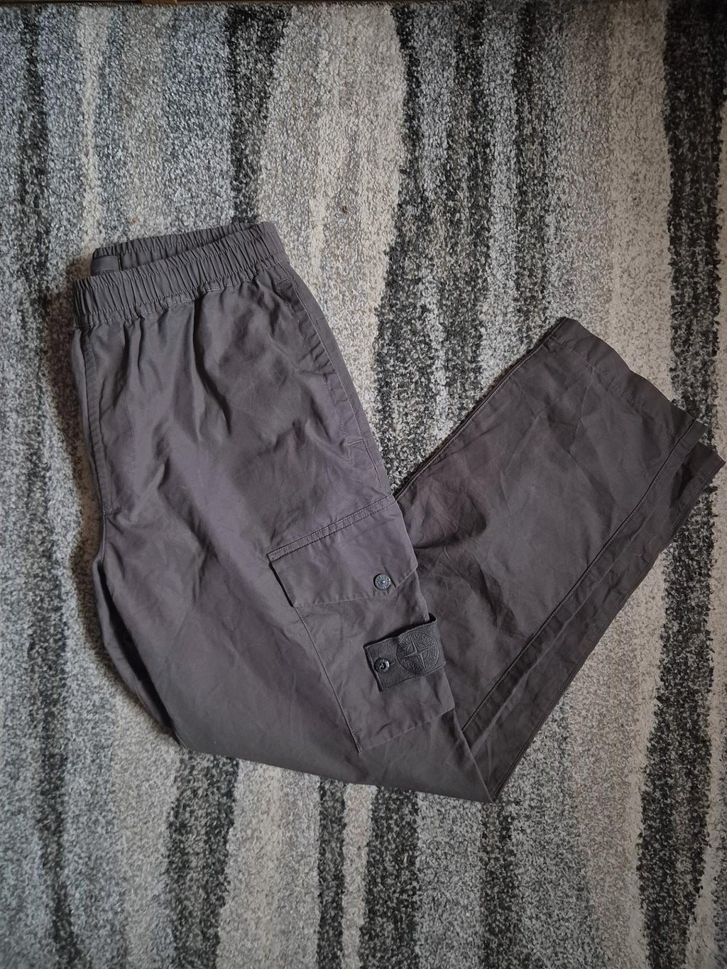 Stone Island Ghost Single Pocket Cargo Pants Grey W34