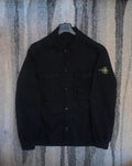 Stone Island Garment Dyed Stretch Overshirt 711513002 Black L