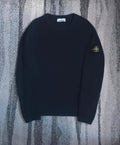 Stone Island 507D8 Ribbed Soft Cotton Knit – 7815507D8 V0020 – Navy Blue – M